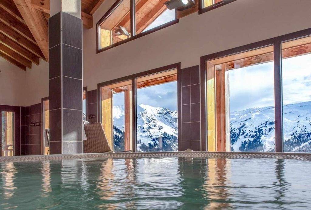 Vue Panoramique Sur Les Montagnes Plein Sud - T2 Skis Aux Pieds, Piscine & Spa Flaine Zewnętrze zdjęcie