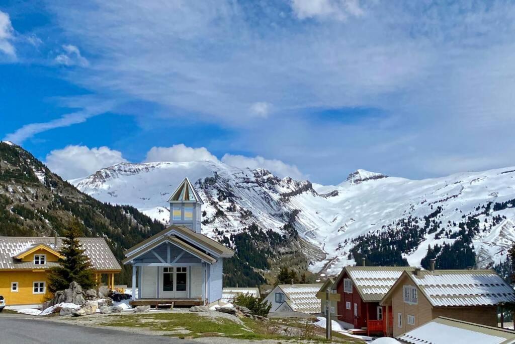 Vue Panoramique Sur Les Montagnes Plein Sud - T2 Skis Aux Pieds, Piscine & Spa Flaine Zewnętrze zdjęcie