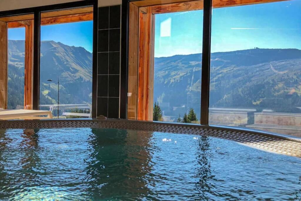 Vue Panoramique Sur Les Montagnes Plein Sud - T2 Skis Aux Pieds, Piscine & Spa Flaine Zewnętrze zdjęcie