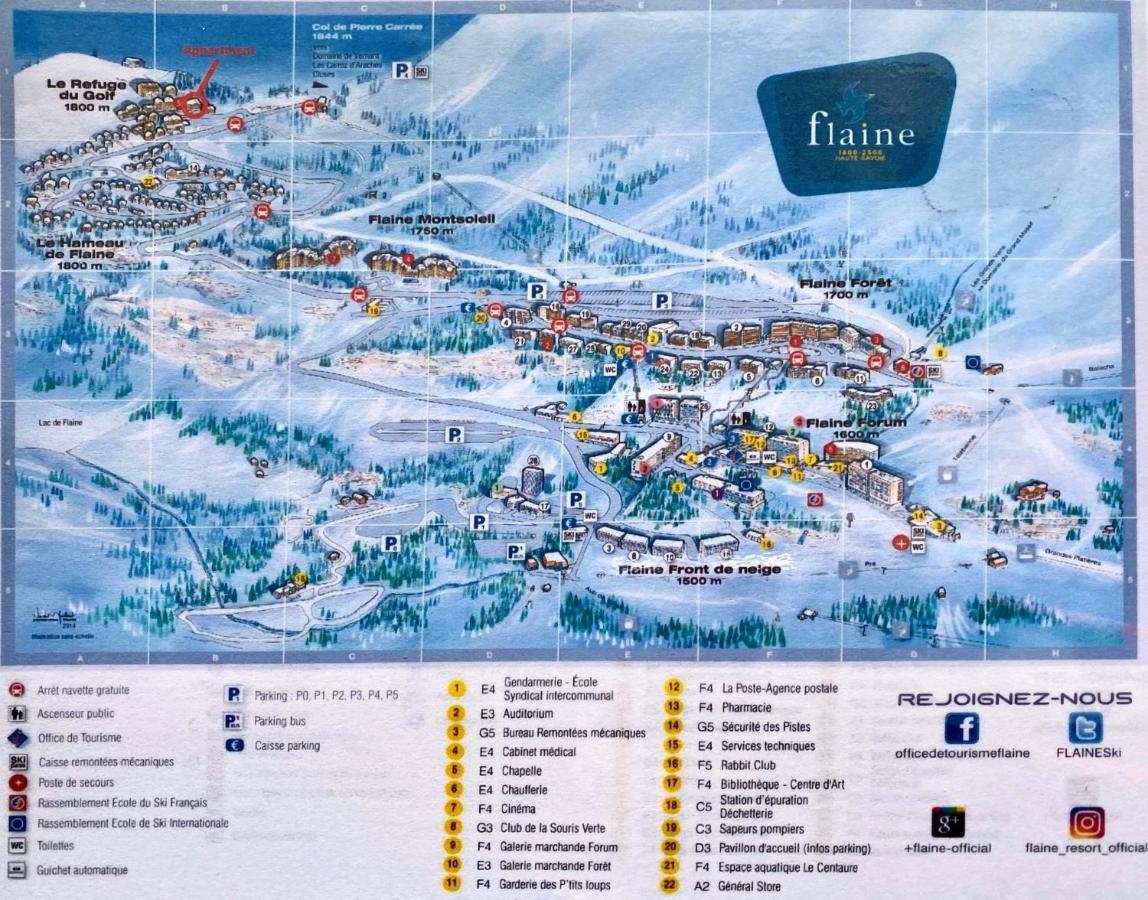 Vue Panoramique Sur Les Montagnes Plein Sud - T2 Skis Aux Pieds, Piscine & Spa Flaine Zewnętrze zdjęcie