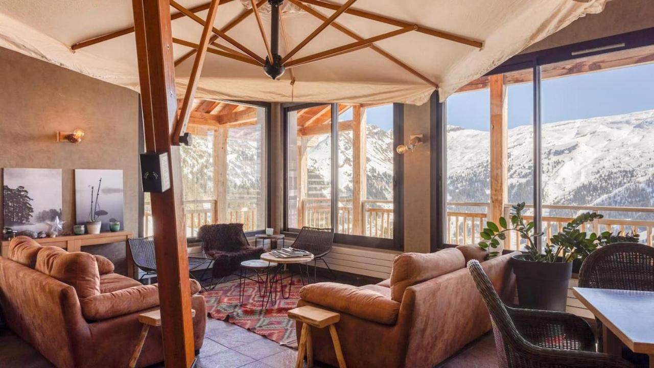 Vue Panoramique Sur Les Montagnes Plein Sud - T2 Skis Aux Pieds, Piscine & Spa Flaine Zewnętrze zdjęcie